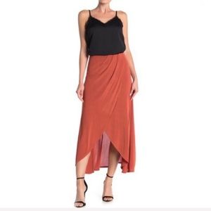 Free People Smoke and Mirrors Wrap Skirt NWT